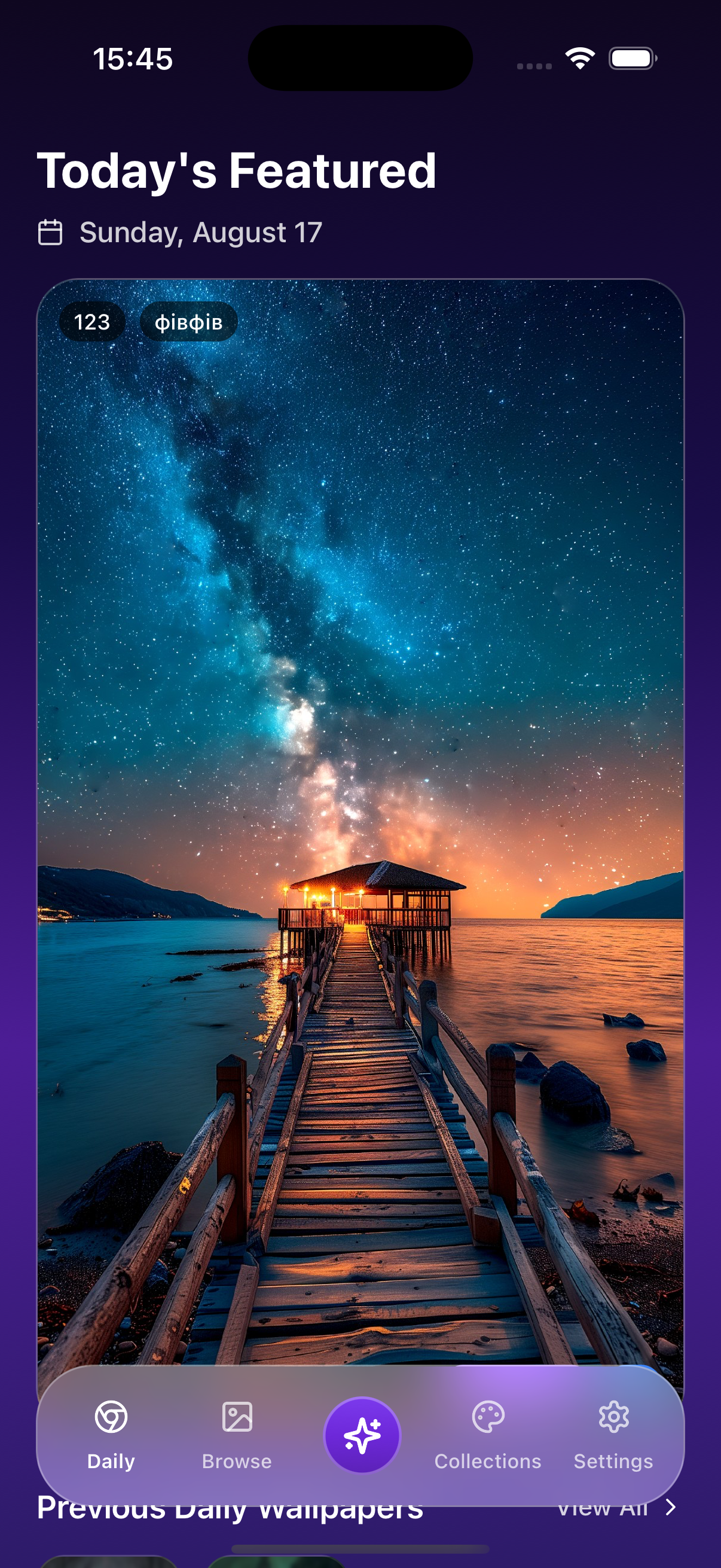 VibeWalls App - Daily Wallpapers